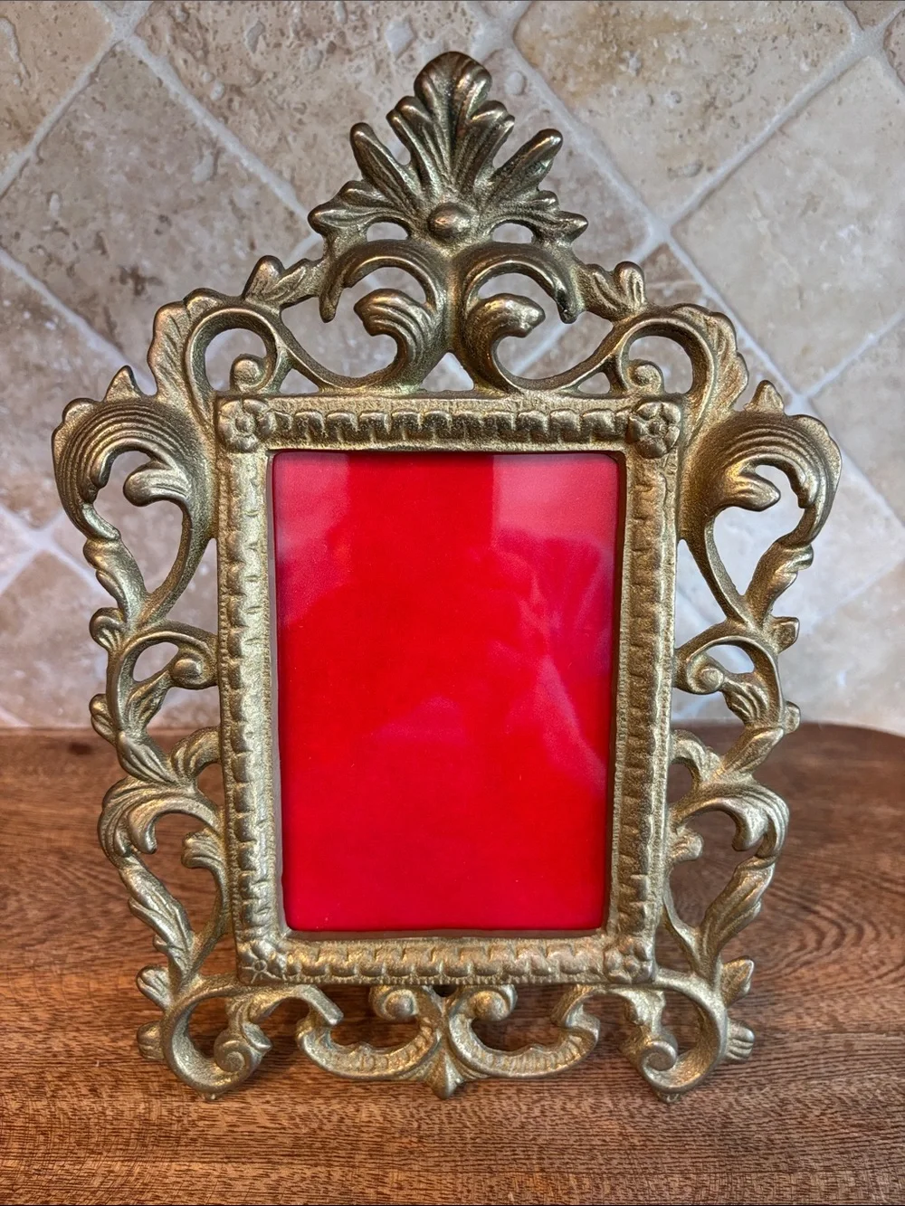 Ornate Gold Tabletop Picture Frame -#2